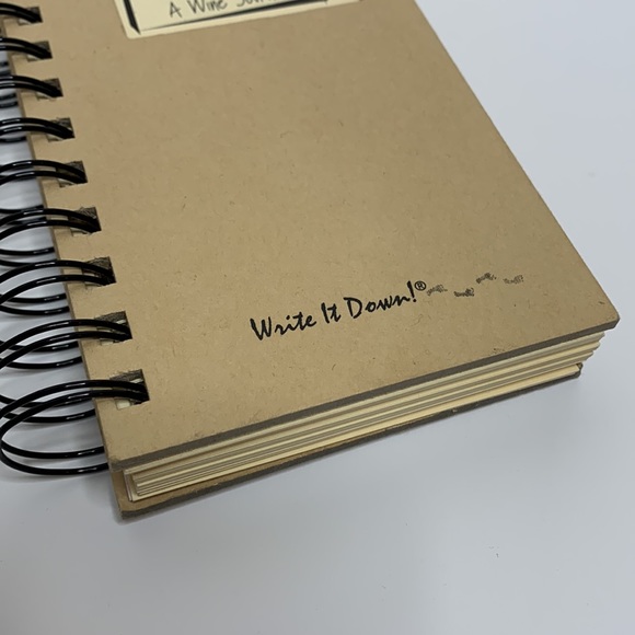 Journal | Wines A Wine Journal | Recycled Paper Spiral Book Tracking Your Likes! - Picture 3 of 9